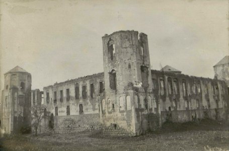 Mirski zamak. Мірскі замак (U. Džunkoŭski, 06.1916) (2)
