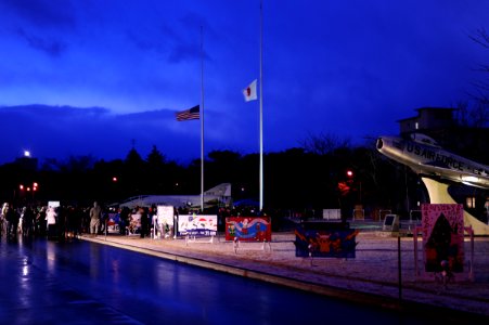 Misawa Air Base's annual Christmas tree lighting ceremony 151204-N-EC644-453