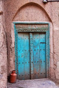 Entrance doorway al hamra photo