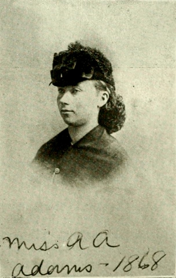 Miss A. A. Adams (Asenath Ann Adams) 1868