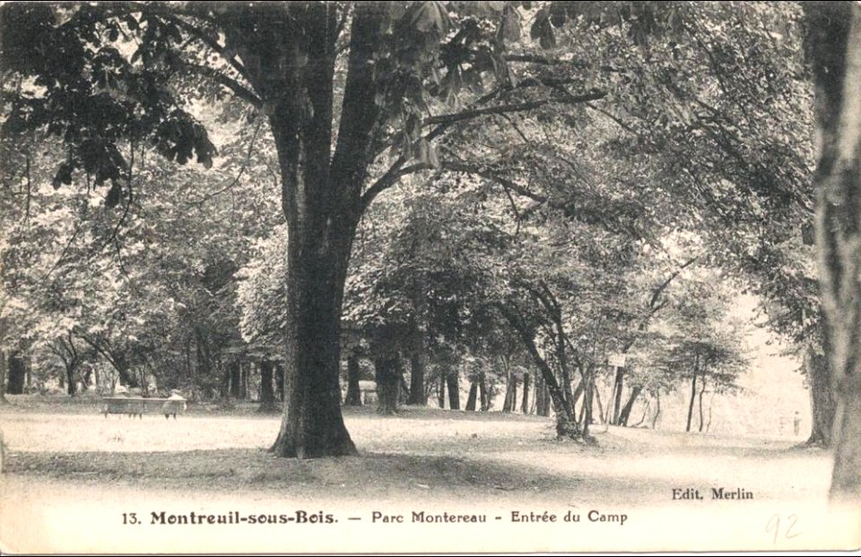 Montreuil-sous-Bois.Parc Montereau