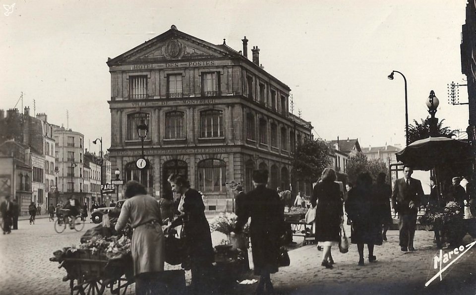 Montreuil.Croix de Chavaux.Poste