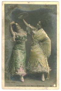 MONTÉS. Les Sœurs W Étoile. 624. Andalouses. Folies Bergére. Photo Waléry
