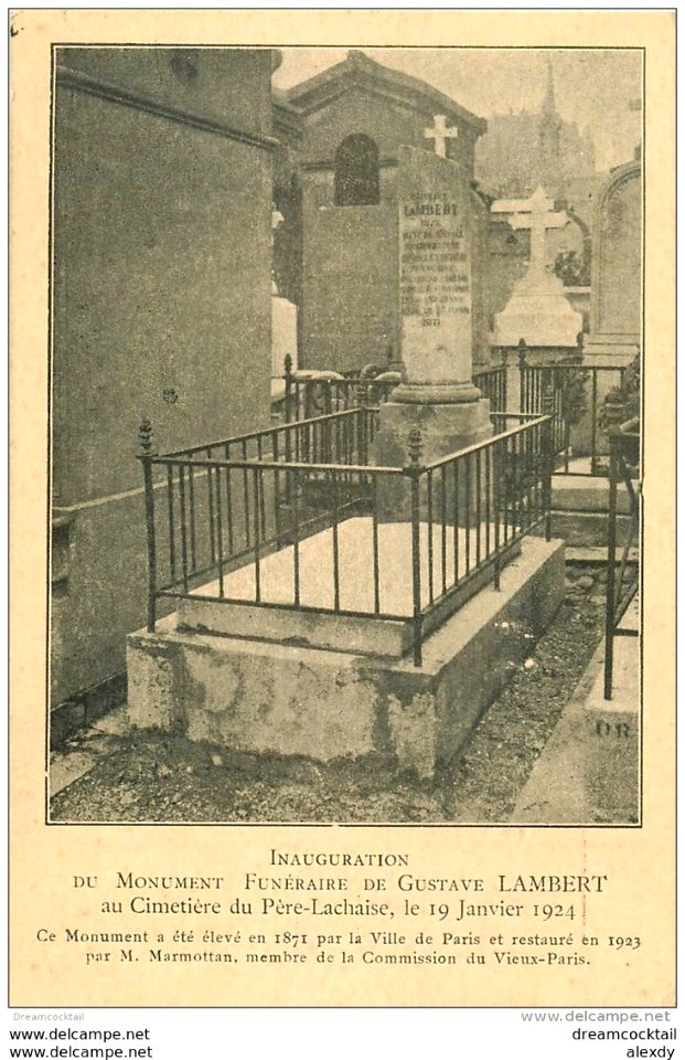 Monument de Gustave Lambert