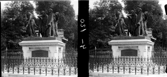 Monument dels burgesos de Calais d'Auguste Rodin
