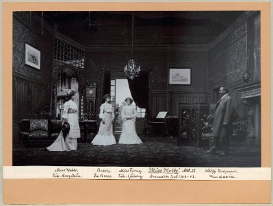 Miss Hobbs, Dramatiska teatern 1902. Föreställningsbild - SMV - H14 039