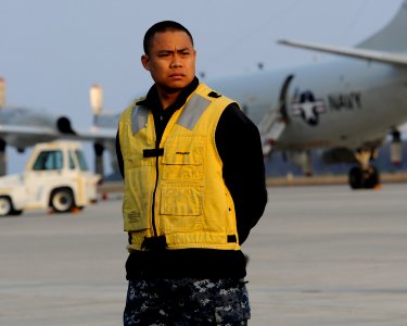 Misawa sailors participate in a base-wide FOD walk down 130506-N-ZI955-012