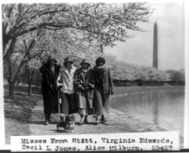 Misses Emma Stitt, Virginia Edwards, Cecil L. Jones, and Alice Milburn LCCN89714016