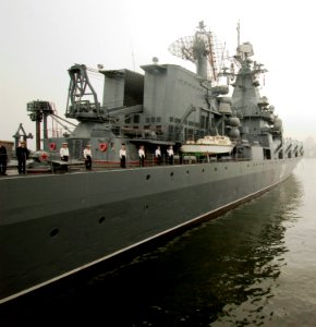 Missile cruiser Varyag in Vladivostok, 2005
