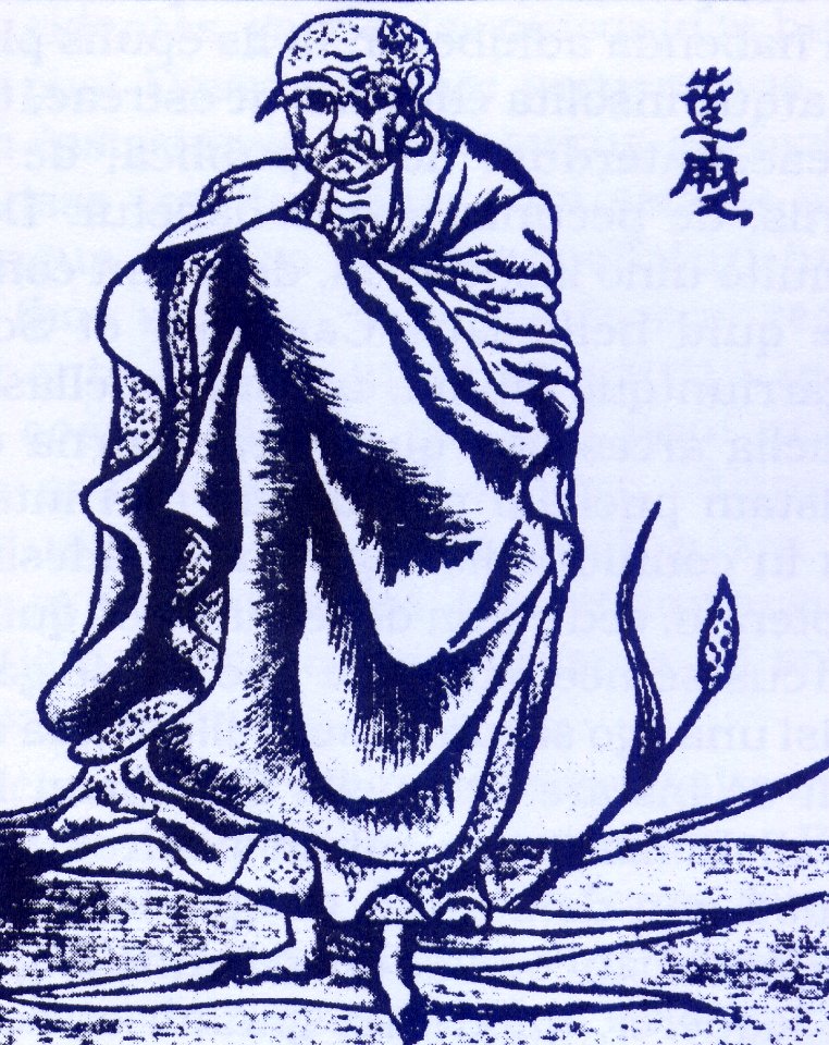 Missionarius Buddhista cum pallio