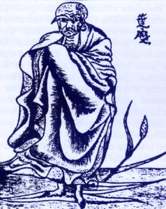 Missionarius Buddhista cum pallio
