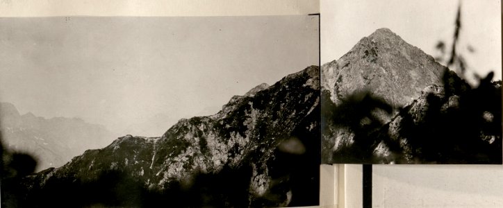 Mittagskofel und Planiarücken vom Schwarzenberggipfel. (16-7.1917.) (BildID 15800660)