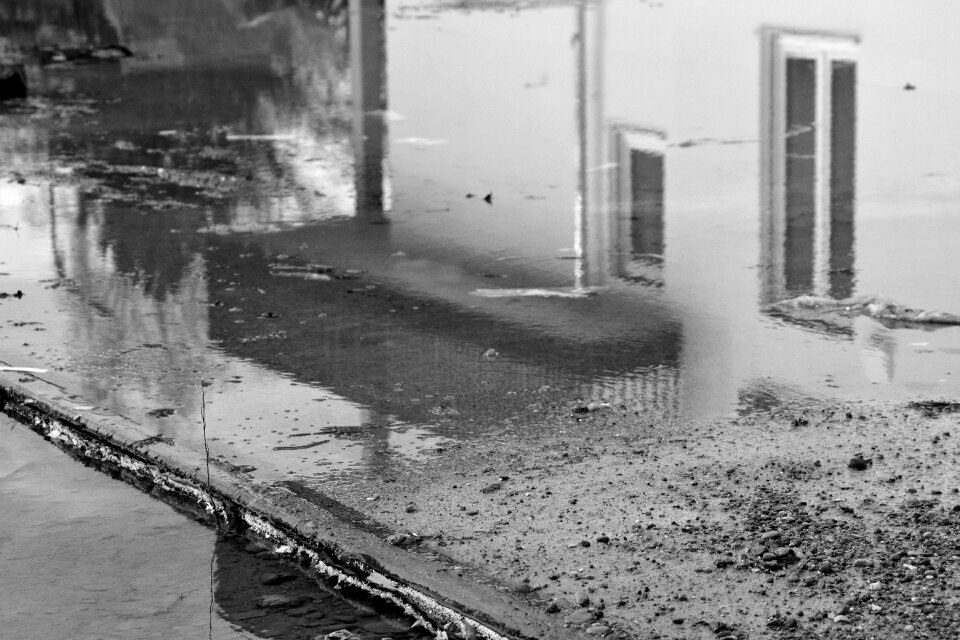 New building building rain