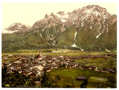 Mittenwald and Carwendel (i.e. Karwendel), Upper Bavaria, Germany-LCCN2002696253 photo