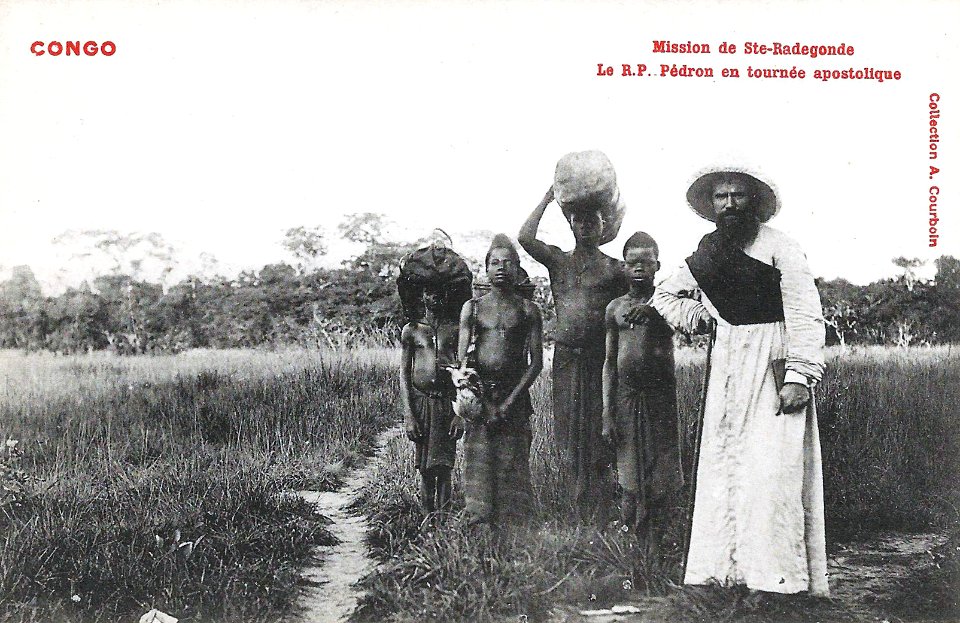 Mission de Ste-Radegonde-Le RP Pédron en tournée apostolique-Congo