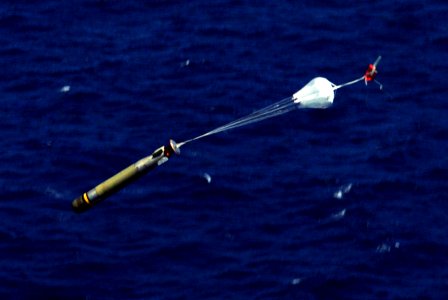 Mk 46 torpedo dropped off California 1987 photo