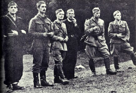 Miting po prihodu Rabske brigade v Slovenijo