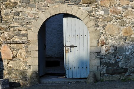 Outside stone entrance