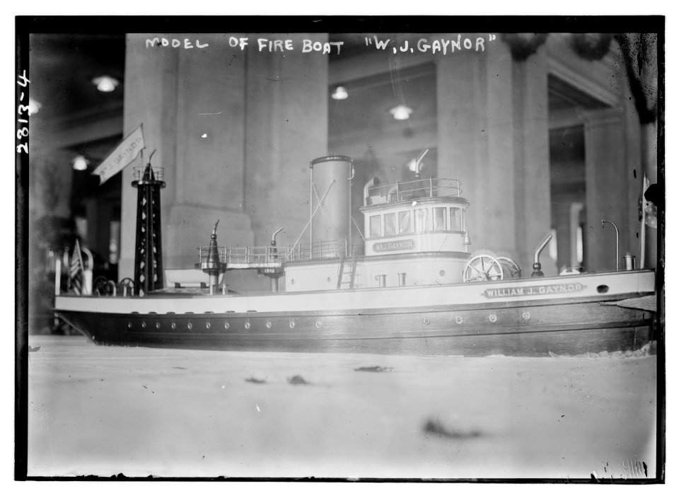 Model of fire boat - W.J. Gaynor LCCN2014694077