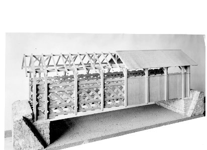 Modell der Fadenbrücke über die Engelberger Aa - CH-BAR - 3241831