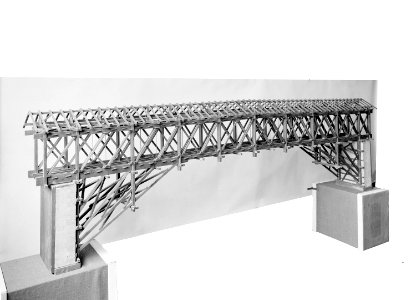 Modell der Russeinbrücke, Kt. Graubünden - CH-BAR - 3241832