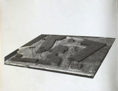 Modell einer Industrieanlage, wahrscheinlich der 4. k.u.k. Armee (BildID 15683085)