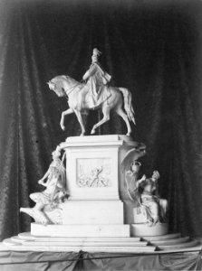 Modell Reiterstandbild Kaiser Wilhelm I. im Schlossgarten (Kiel 71.043)