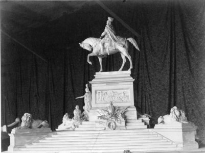Modell Reiterstandbild Kaiser Wilhelm I. im Schlossgarten (Kiel 71.047)