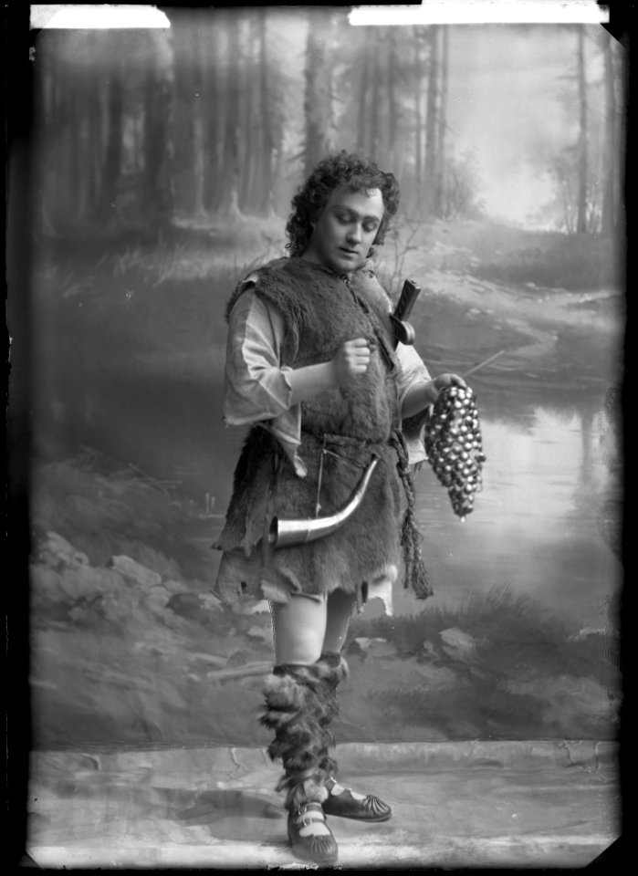 Modest Menzinsky in Siegfried at Kungliga Operan 1906 - SMV - NM038
