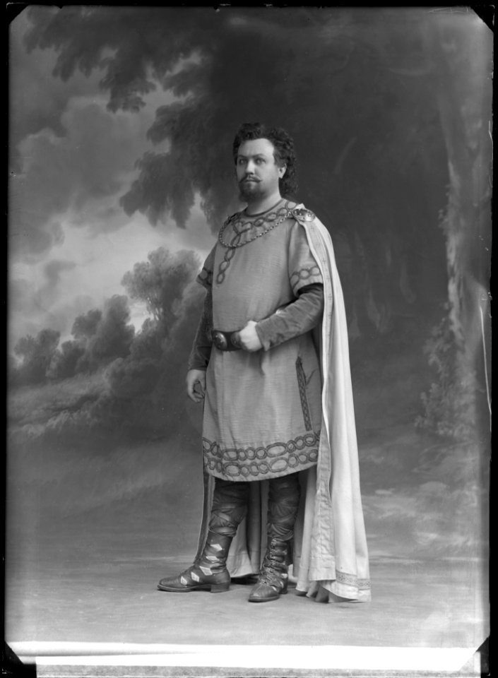 Modest Menzinsky in Tristan och Isolde at Kungliga Operan 1910 - SMV - NM041