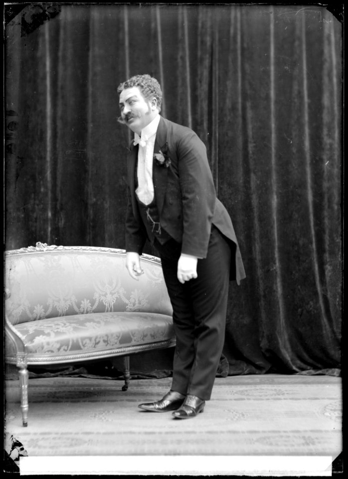 Nils Arehn in Kungen at Svenska teatern 1909 - SMV - NA049