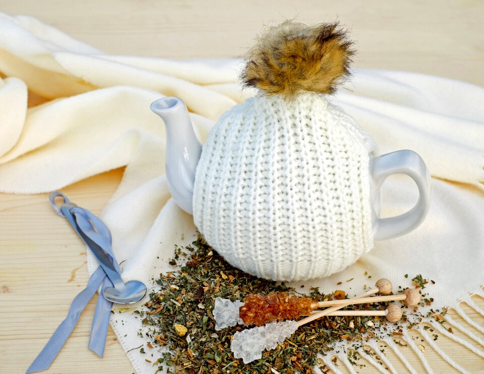 Pot ceramic knit hood