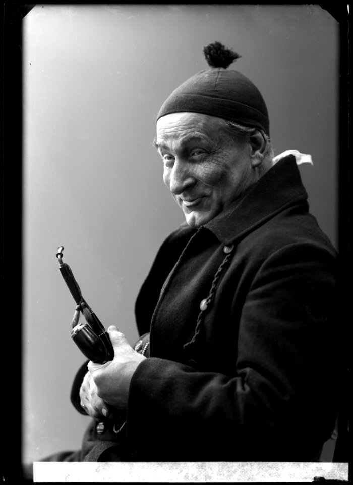 Nils Personne in Samvetets mask at Dramatiska teatern 1908 - SMV - GP013