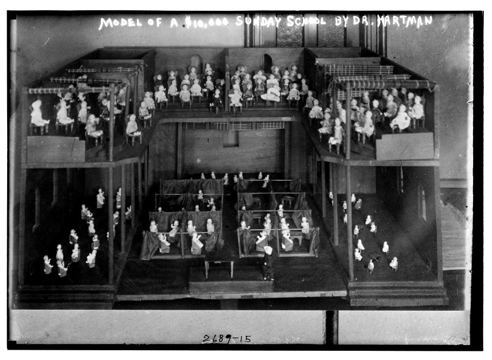 Model of a $10,000 Sunday School by Dr. Hartman LCCN2014693006