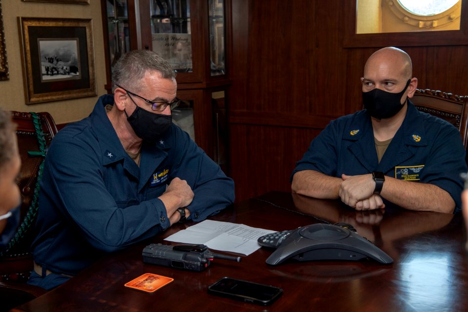 Nimitz Carrier Strike Group POTUS Conference Call