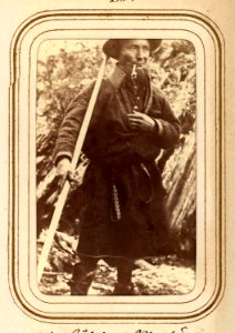 Nils Pålsson Menlös, 36 år, same från Tuorpon (Norge). Lotten von Düben 1868 - Nordiska Museet - NMA.0033111 1