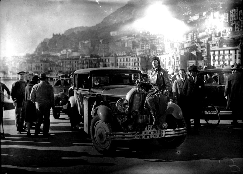 Mme Schell (Talbot) 1930 Rallye Monte-Carlo