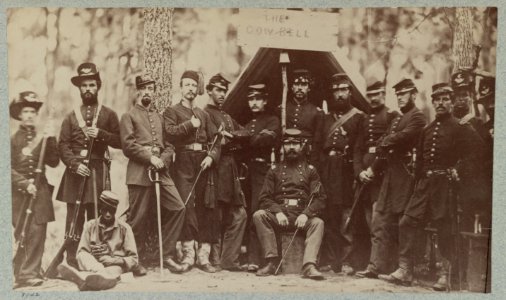 Ninth Massachusetts Infantry Camp near Washington, D.C., 1861 LCCN2013647866
