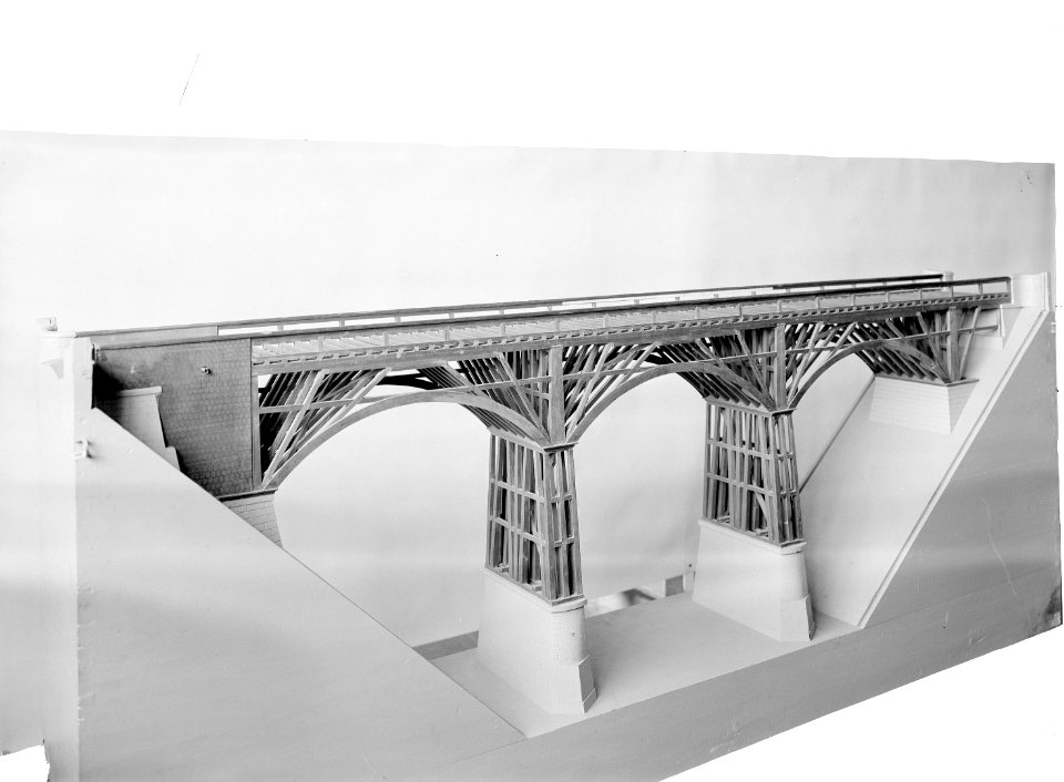 Modell der Hundwilerbrücke im Appenzell - CH-BAR - 3241826