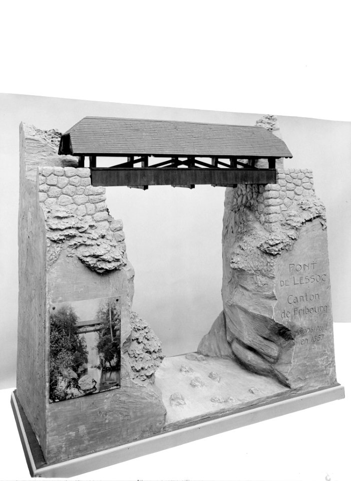Modell der Pont de Lessoc, 1667 - CH-BAR - 3241828