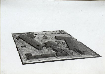 Modell einer Industrieanlage, wahrscheinlich der 4. k.u.k. Armee (BildID 15683078)