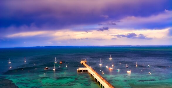 Ocean ships boats photo