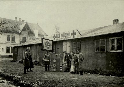 Mobile Feldhilfsstation der Österreichischen Gesellschaft vom Roten Kreuze. Garnitur 13 in Hermagor. (BildID 15469600)