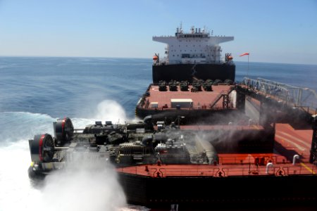 Mobile Landing Platform ship USNS Montford Point (MLP-1), RIMPAC 2014 140709-N-FN215-625
