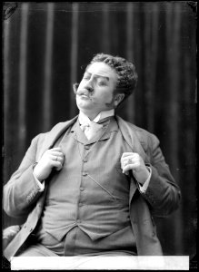 Nils Arehn in Kungen at Svenska teatern 1909 - SMV - NA048