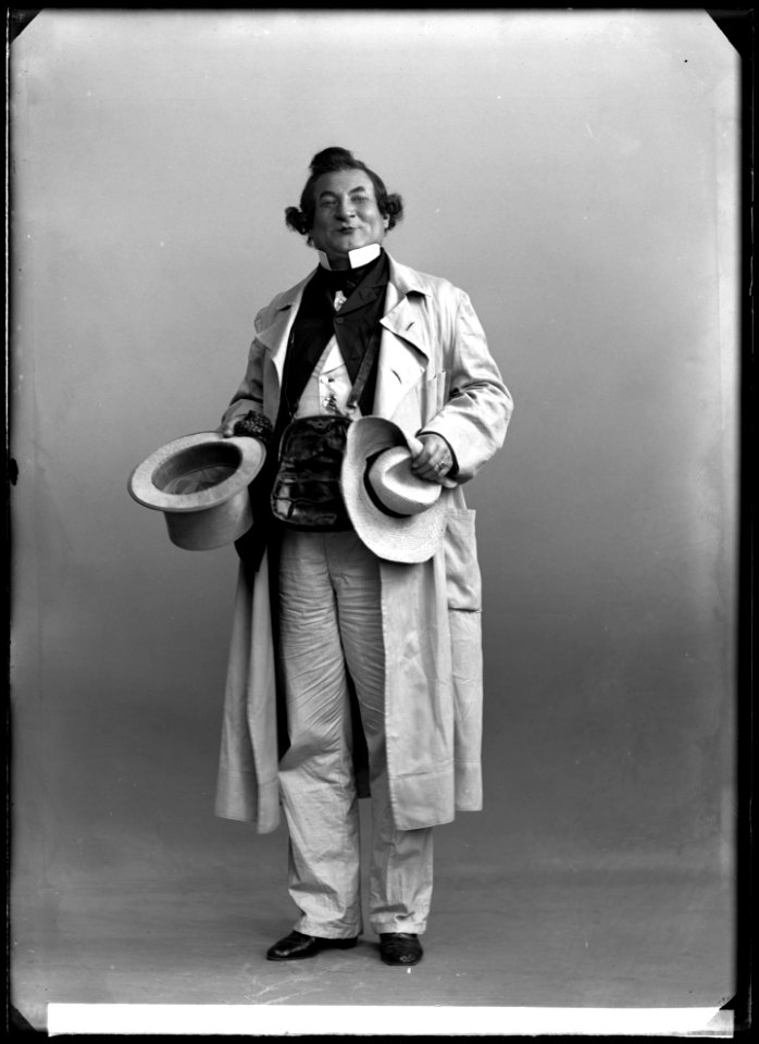 Nils Personne in Herr Perrichons resa at Dramatiska teatern 1910 - SMV - GP016