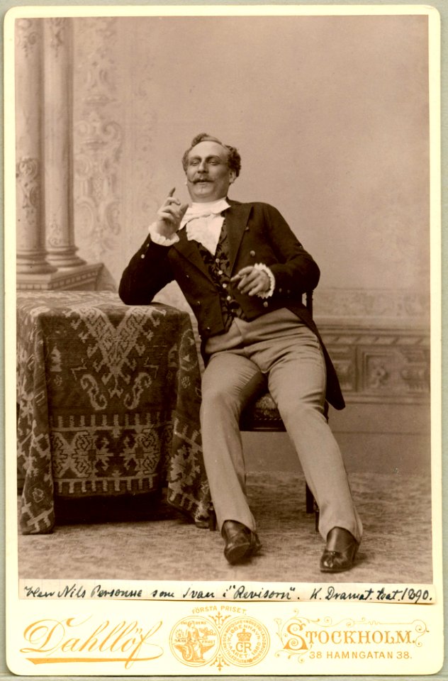 Nils Personne, rollporträtt - SMV - H6 196