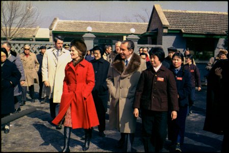 Nixon's trip to China, Pat and Richard Nixon on tour in 1972