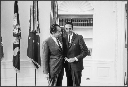 Nixon with Robert Dole - NARA - 194643 photo