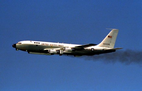 NKC-135A USN taking off from Hickam AFB 1990
